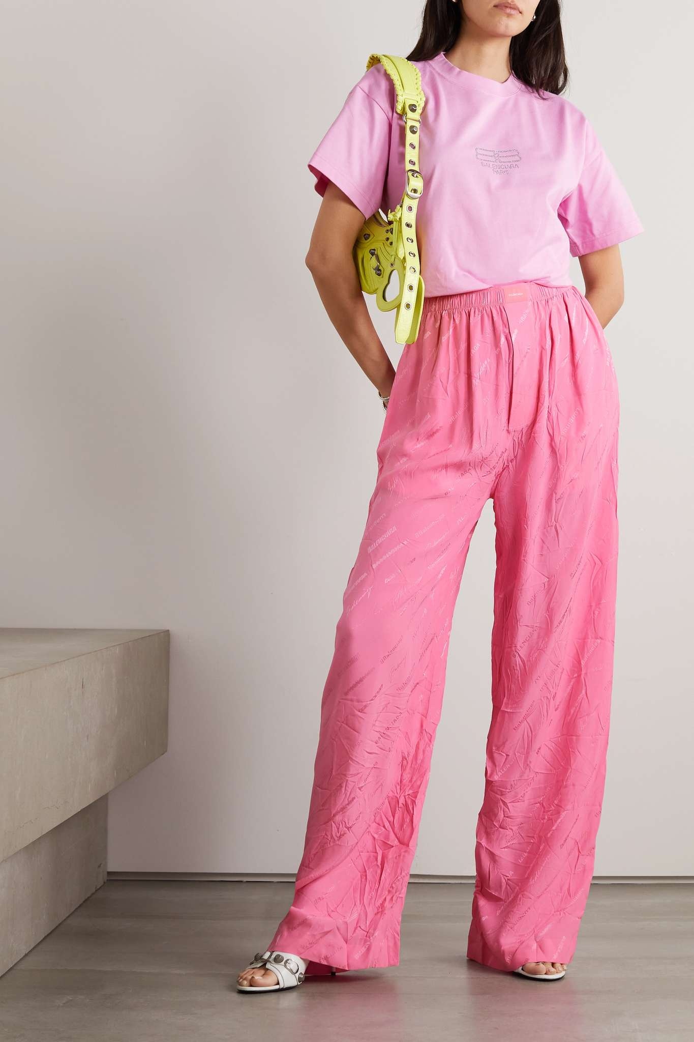 Camden pantaleggings in pink - Balenciaga