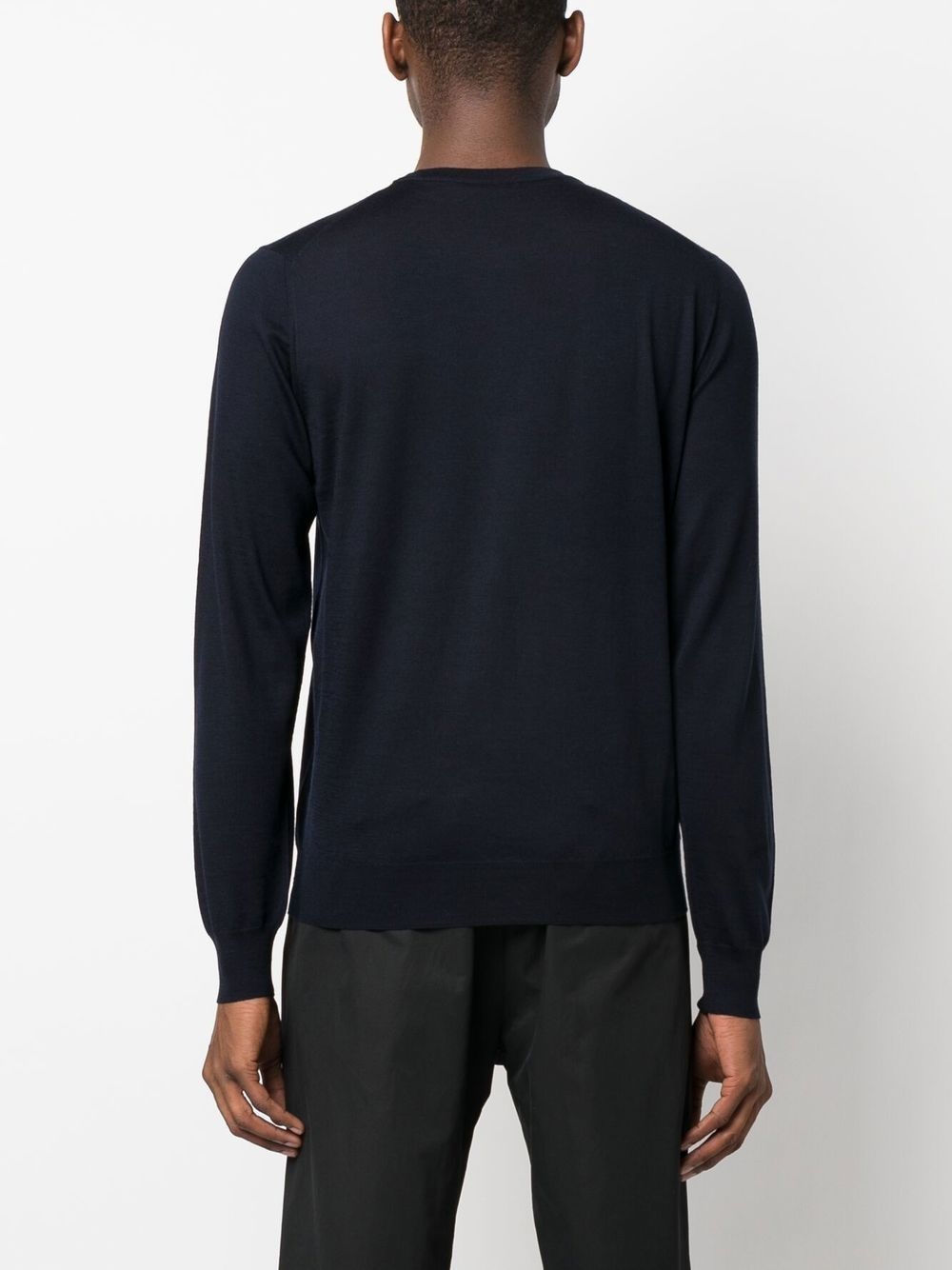 crew-neck long-sleeve jumper - 4