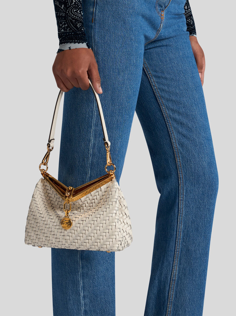 Etro SMALL WOVEN VELA BAG outlook
