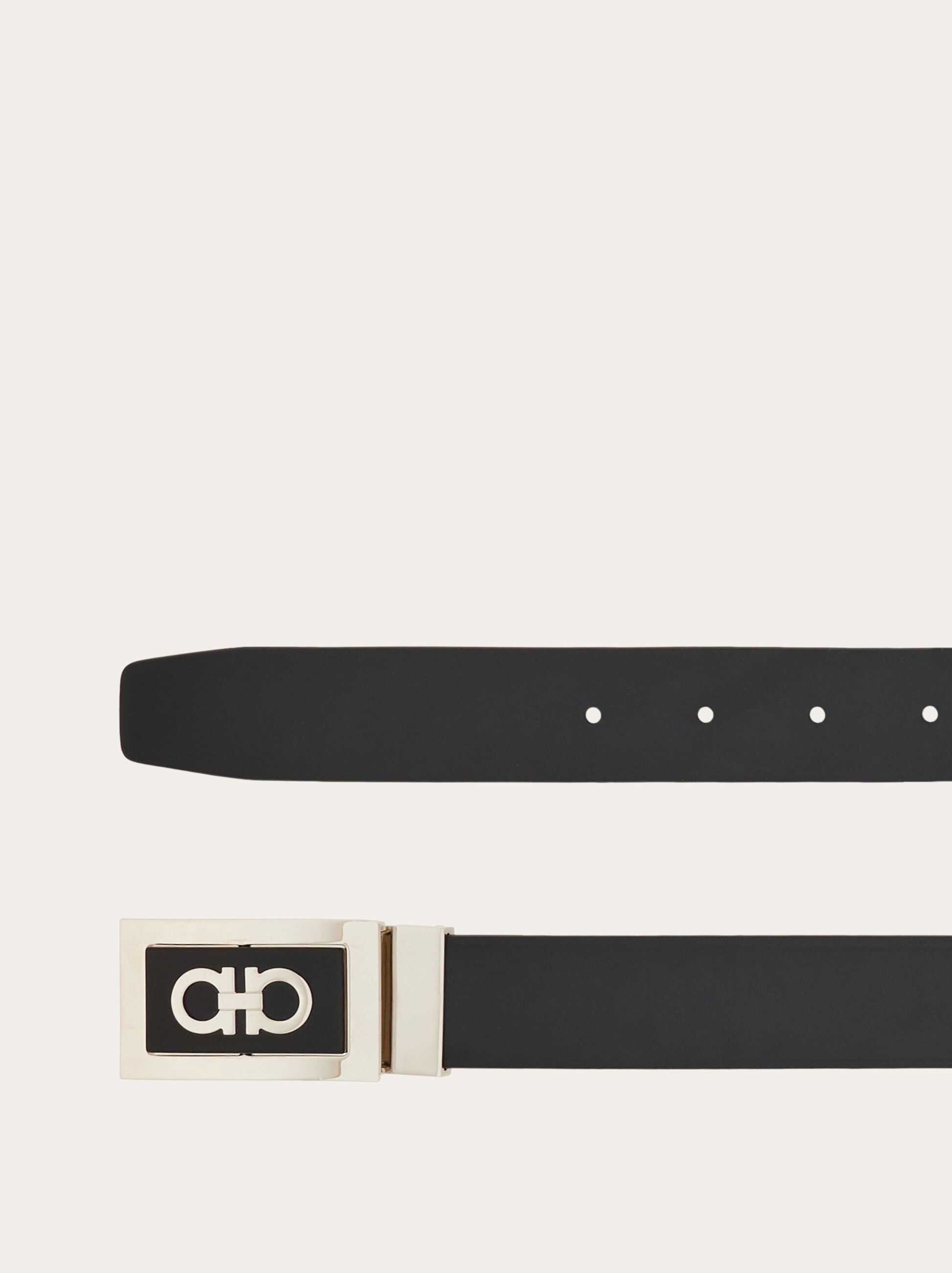 Reversible and adjustable belt with reversible buckle - 2