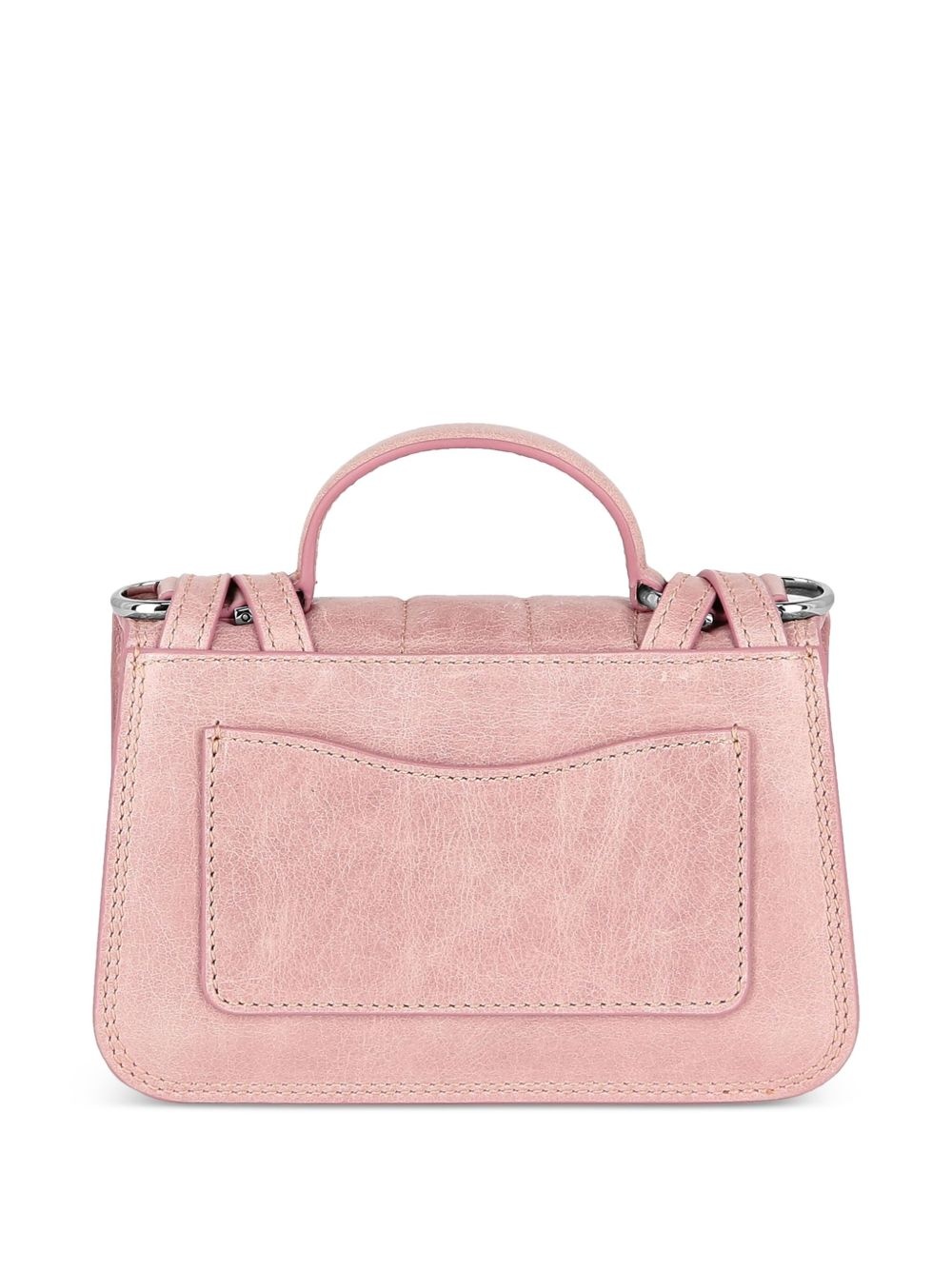small Hexagon leather tote bag - 3