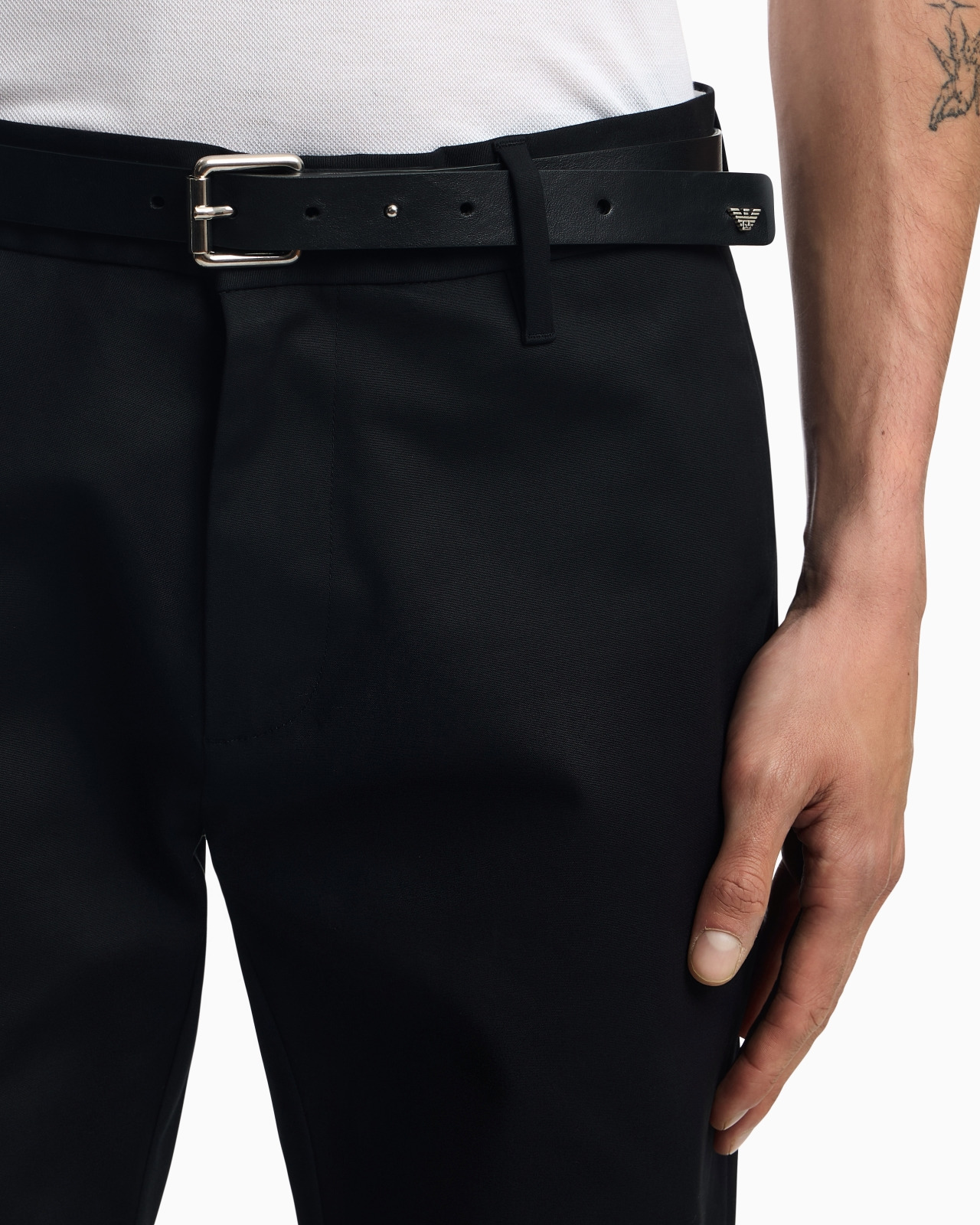 Comfort-gabardine chinos - 5