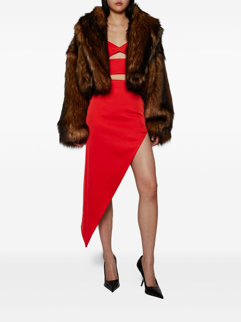 David Koma cut-out spaghetti-straps top outlook