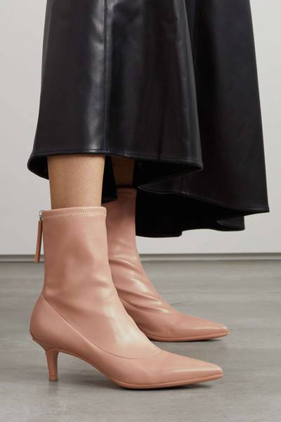 Gianvito Rossi 55 faux leather sock boots outlook