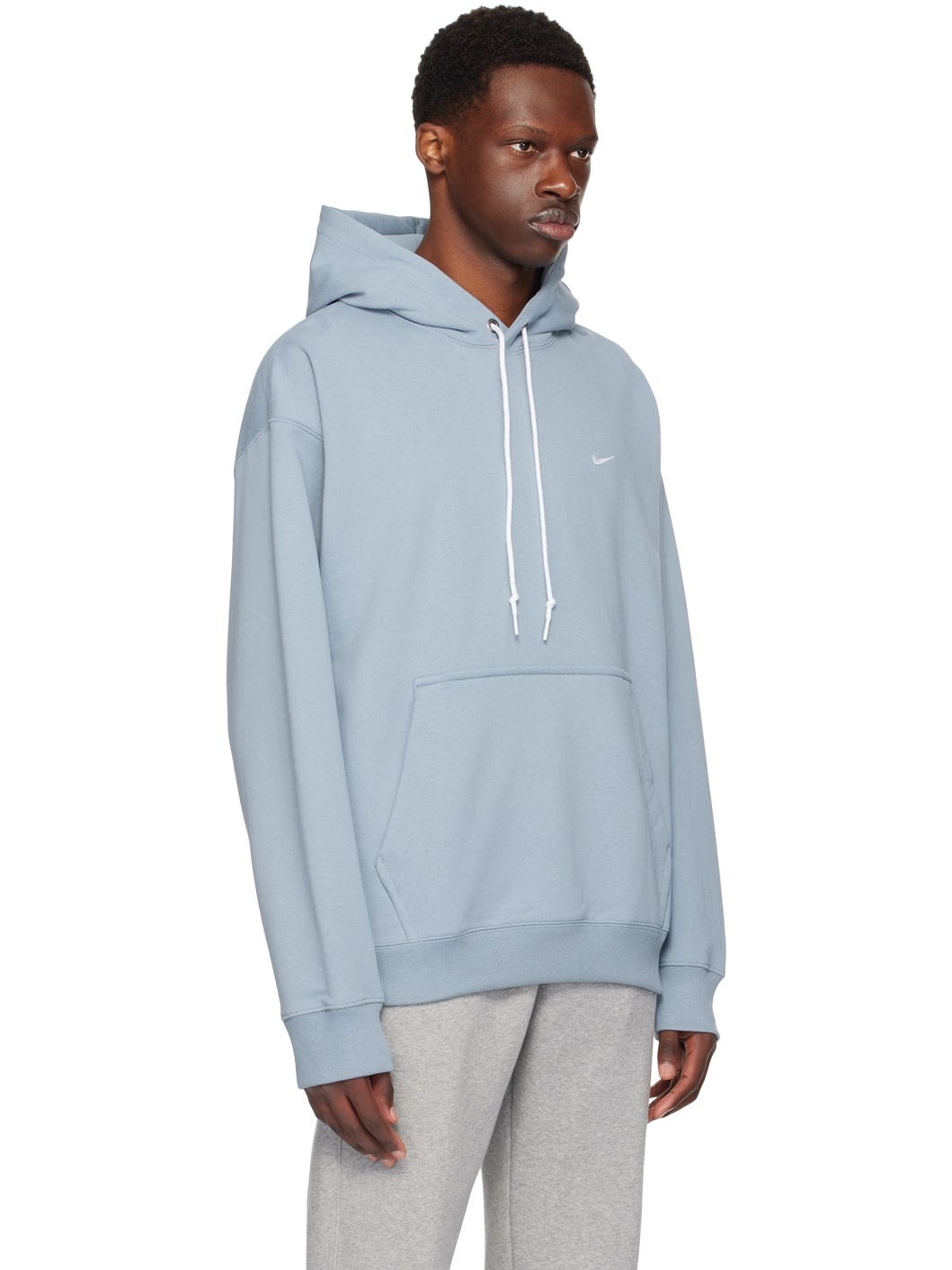 Blue Solo Swoosh Hoodie - 2