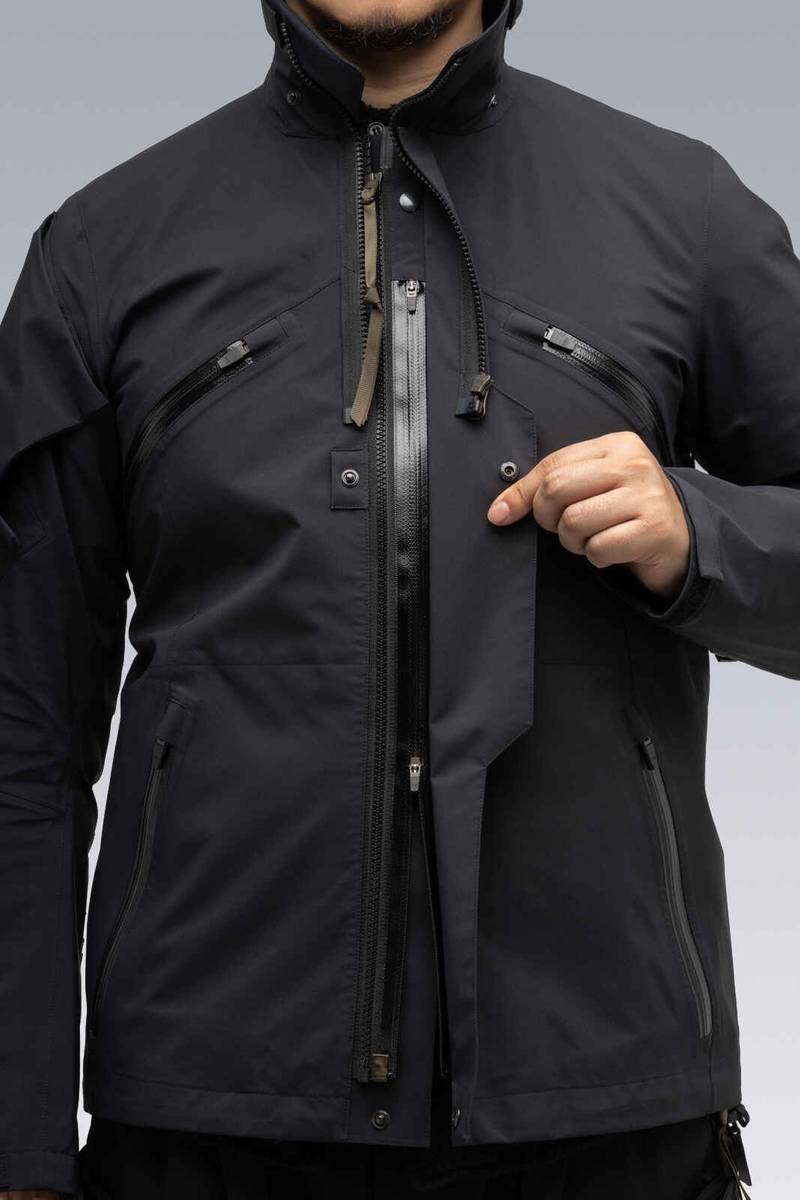 J1B-GT 3L Gore-Tex Pro Interops Jacket White (2 hoods: White & Black) 30