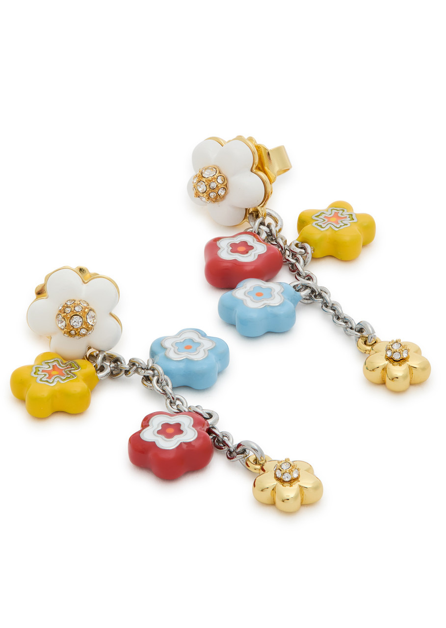 Marc Jacobs The Wild Daisy Statement Drop Earrings - 3