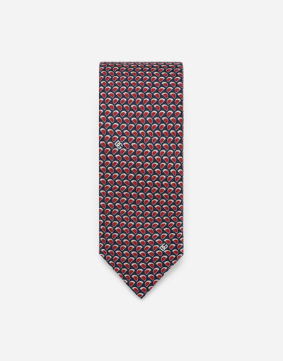 Dolce & Gabbana Printed twill tie outlook