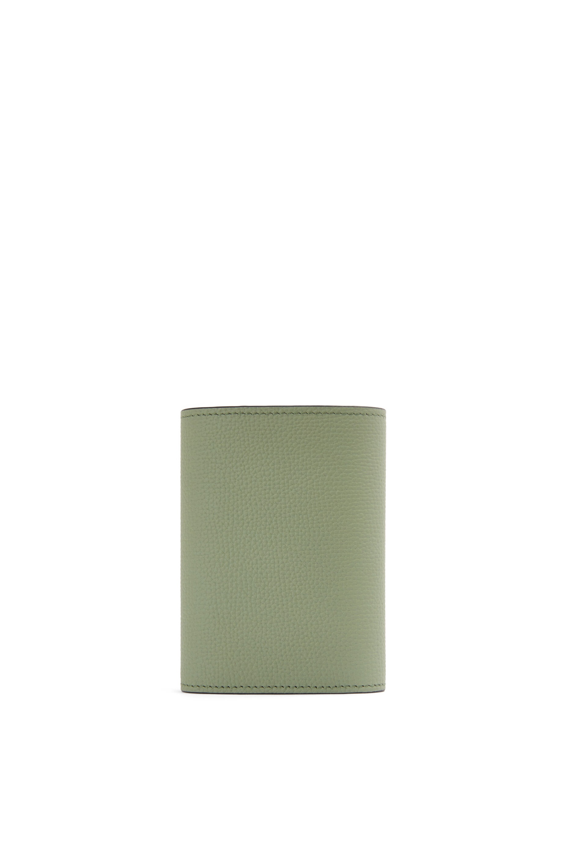 Anagram small vertical wallet in pebble grain calfskin - 4