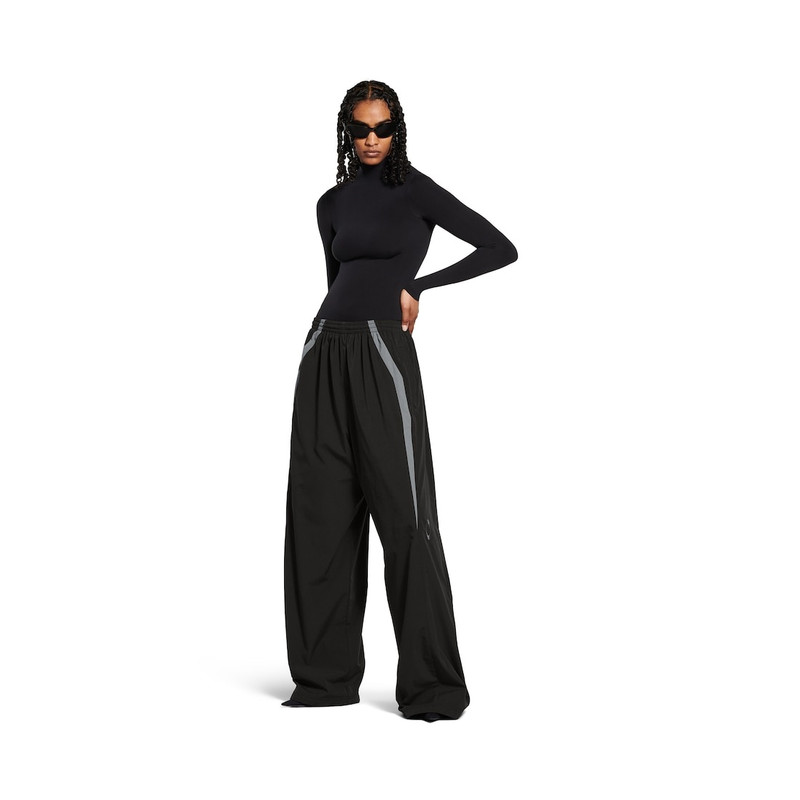 BALENCIAGA Men's Large Tracksuit Pants in Black/grey outlook