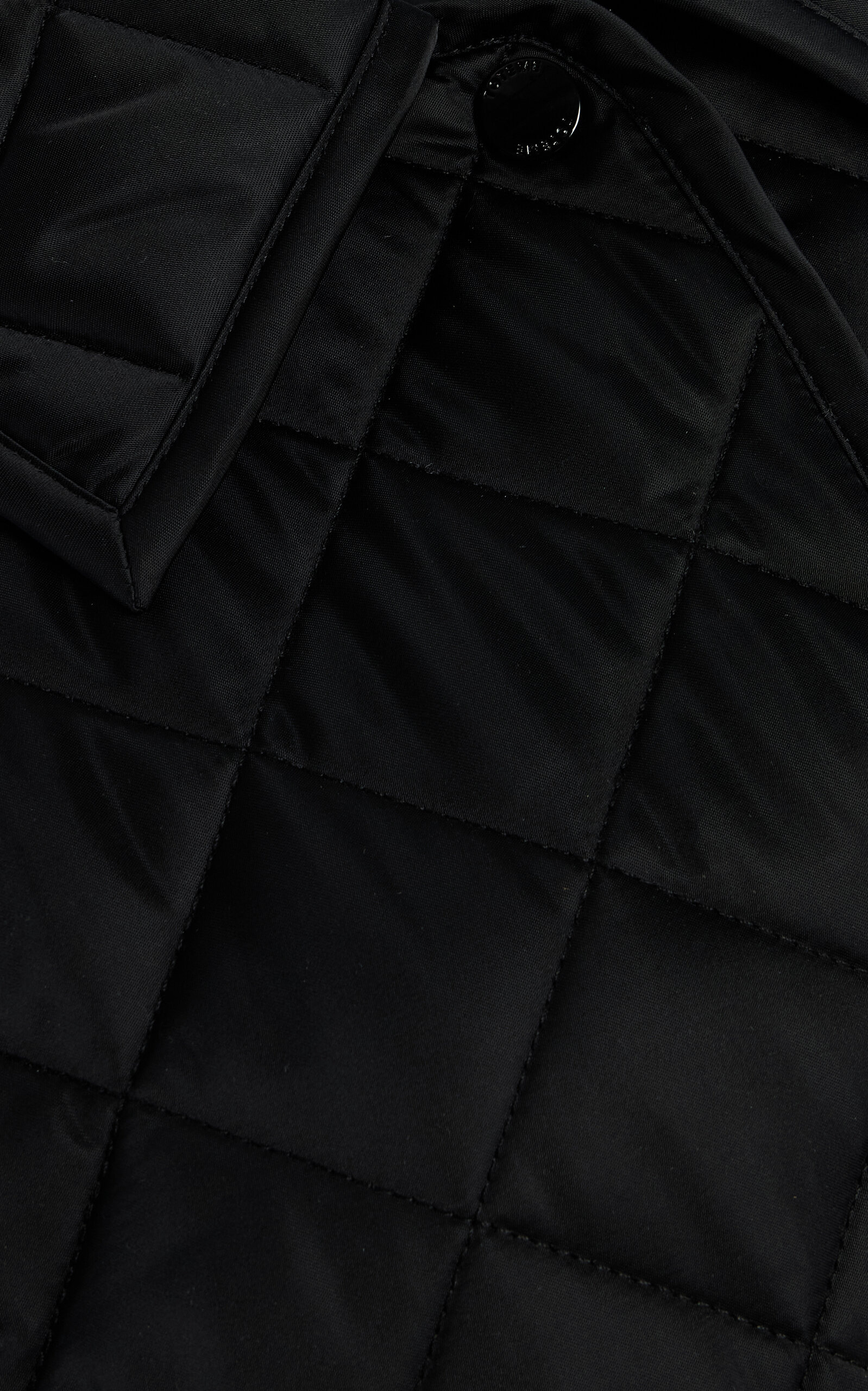 Collared Quilted Jacket black - 5