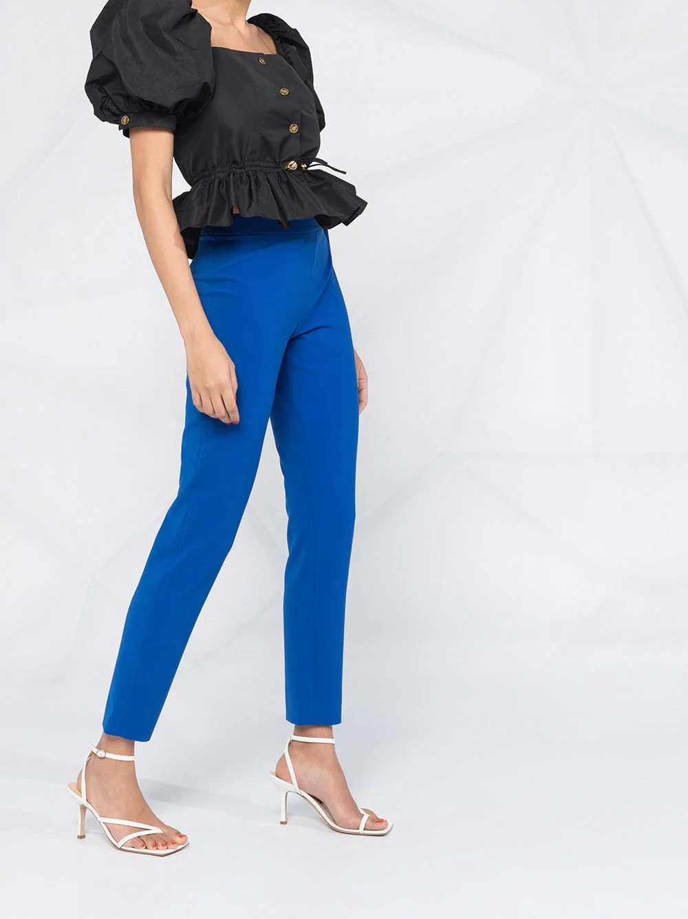 slim cropped trousers - 6