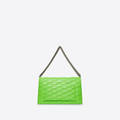 BALENCIAGA Women's Triplet Xl Bag Bb Monogram in Green outlook