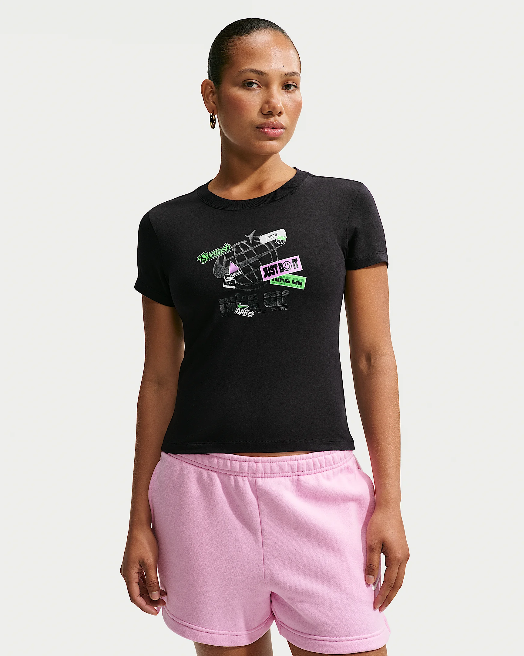 Nike Sportswear Chill Knit Women's Slim Mod-Cropped T-Shirt - 1