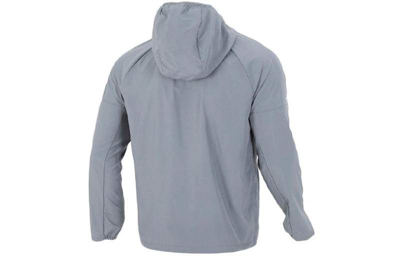 Nike Men's Nike As Nk Rpl Miler Jkt Reflective Logo Printing Woven Sports Hooded Jacket Gray DD4747-084 outlook