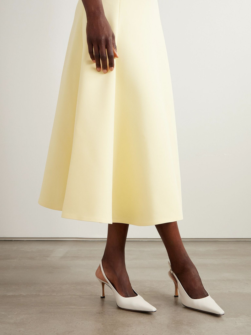 Emme Parsons Elana leather slingback pumps Ivory outlook