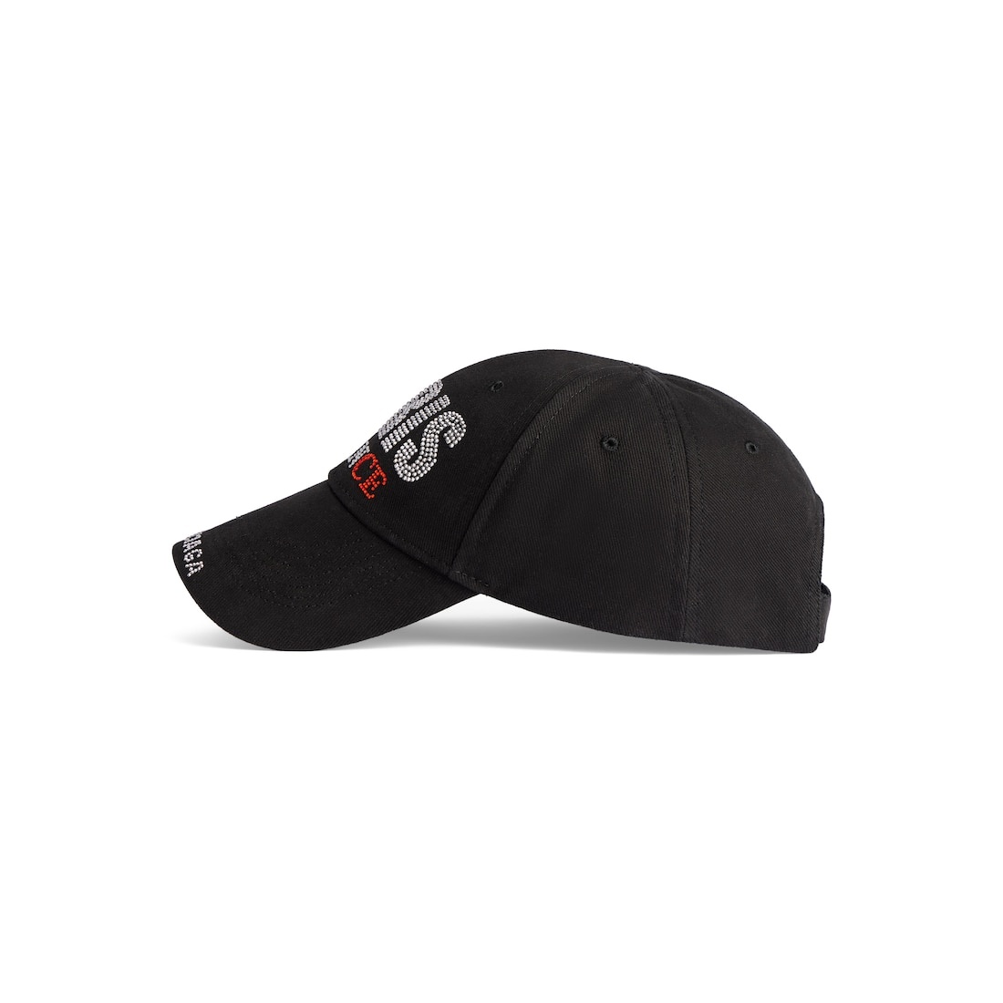 Paris Strass Cap in Black - 5
