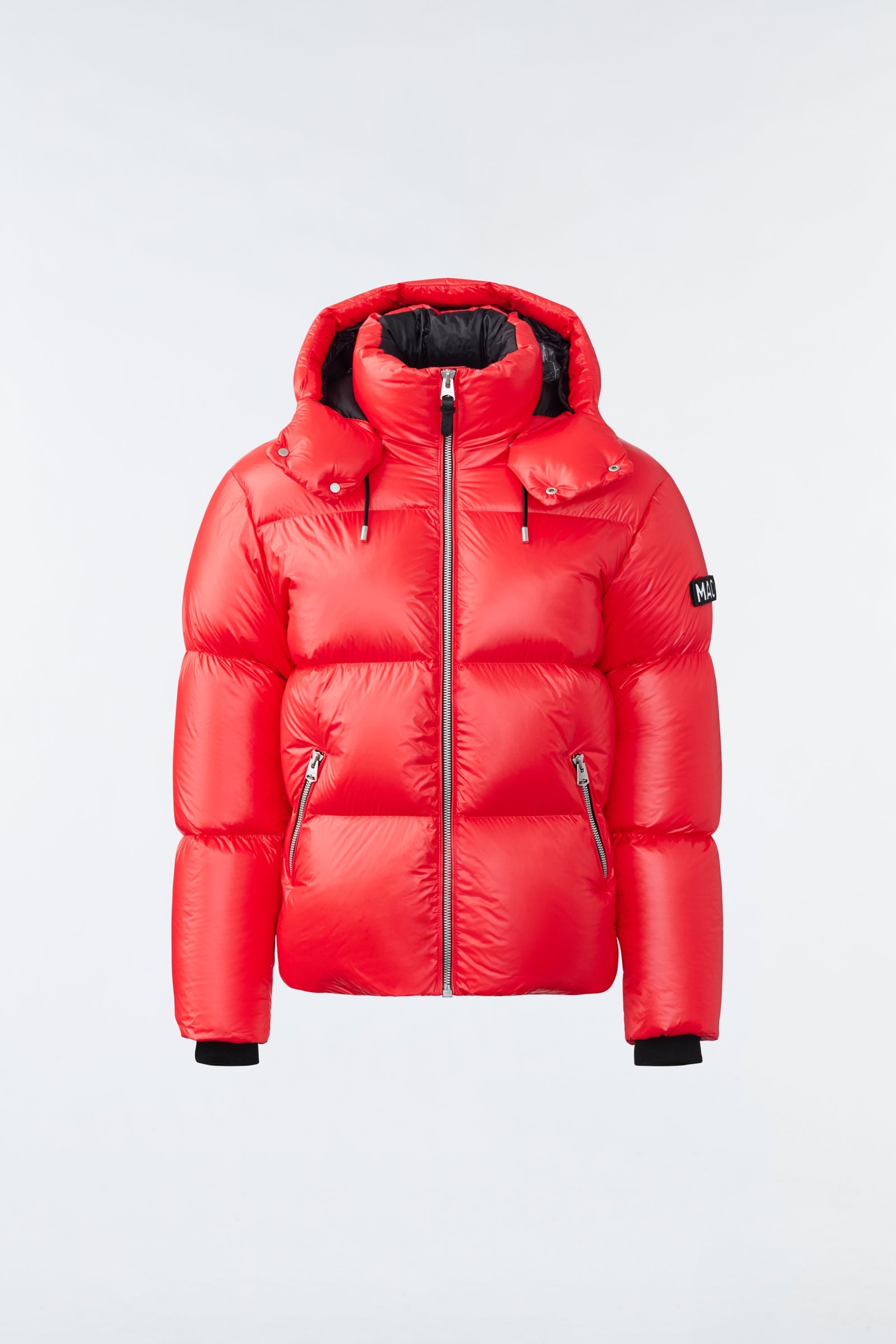 KENT-Z lustrous down jacket with hood - 1