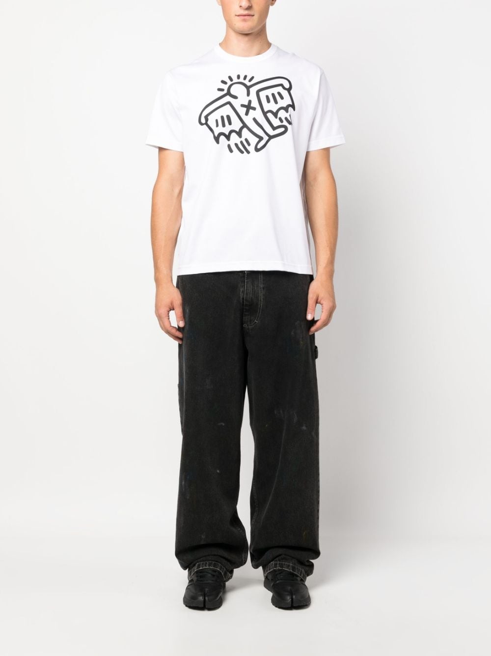 x Keith Haring graphic-print T-shirt - 2