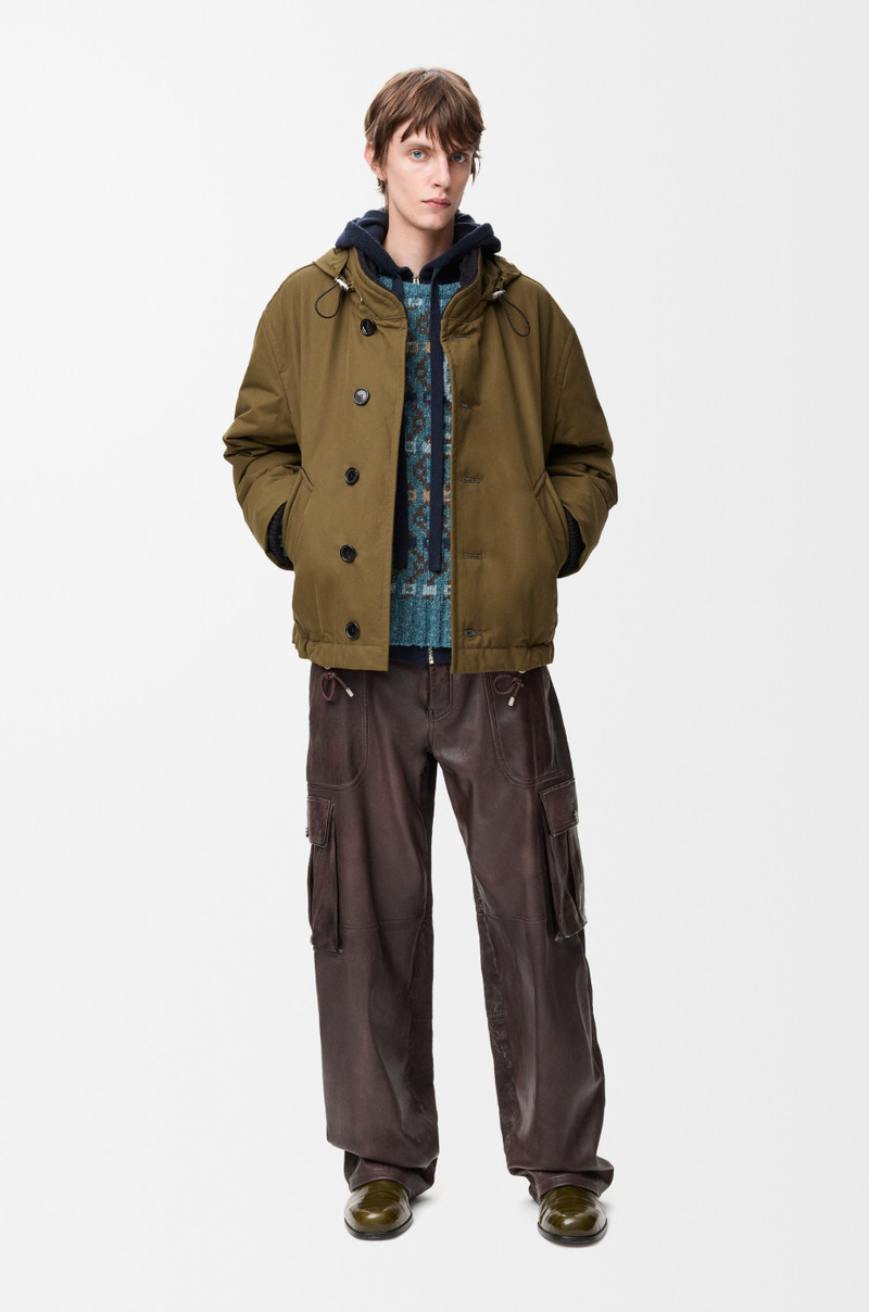 Loewe Padded jacket in technical cotton outlook