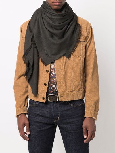 TOM FORD lightweight fringe-hem scarf outlook