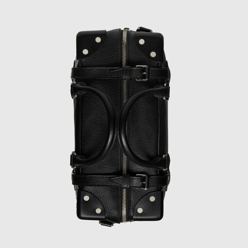 Leather mini suitcase 5