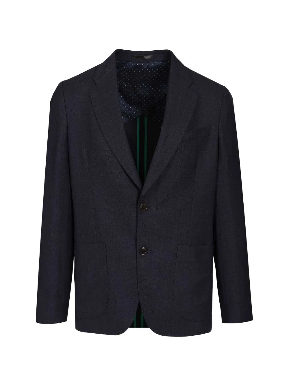 two-button wool jacket - 1