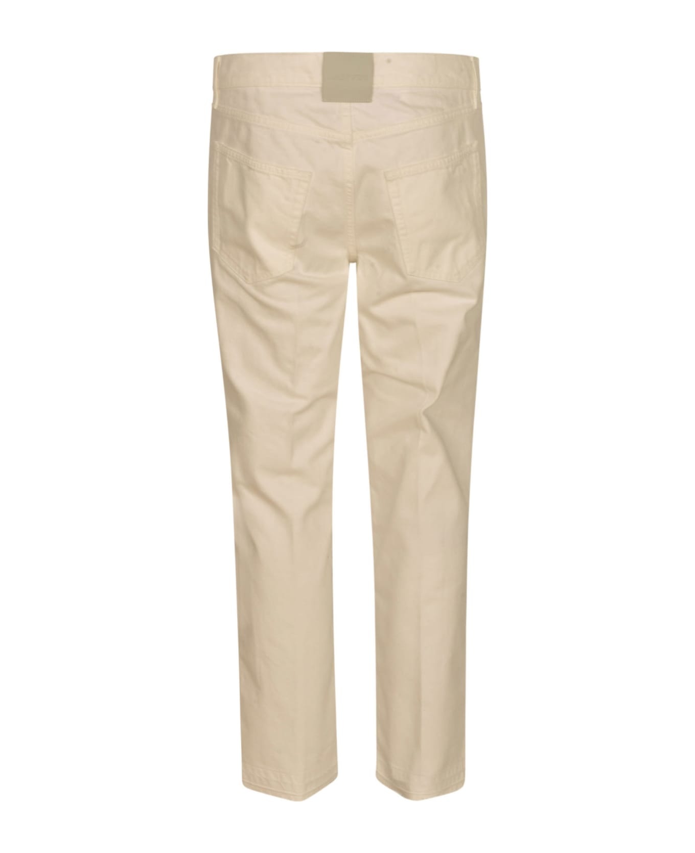 Button Fitted Jeans - 2