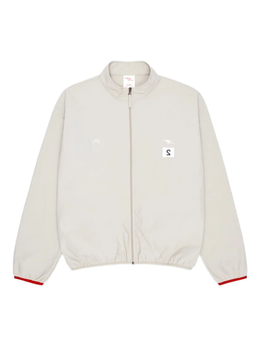 logo-detail zip-fastening jacket - 1