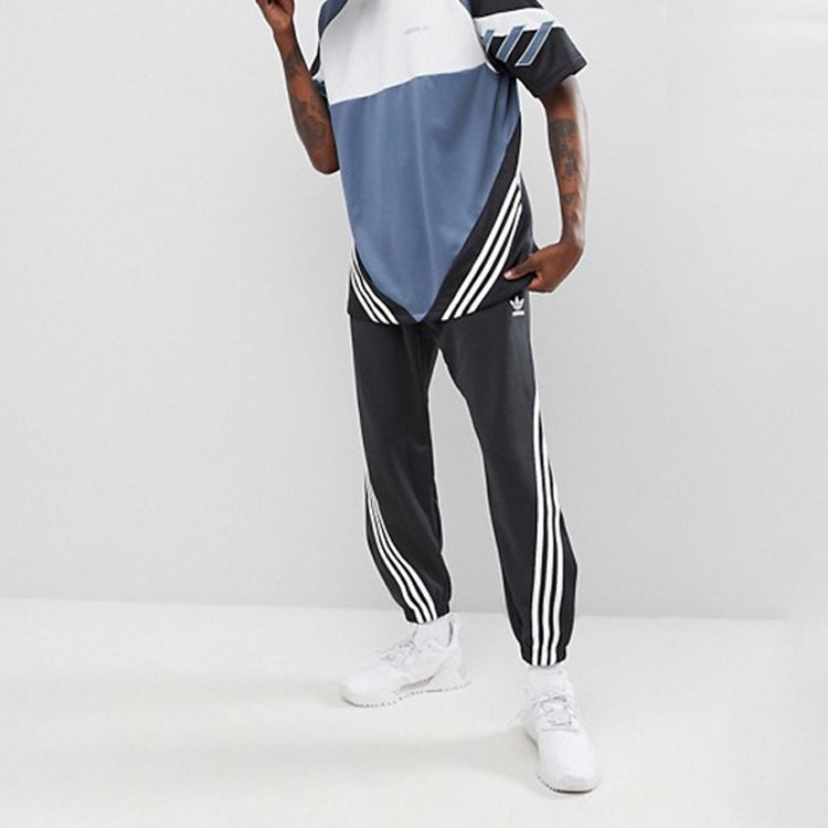 adidas originals Bundle Feet Running Sports Pants Black CE4806 - 3