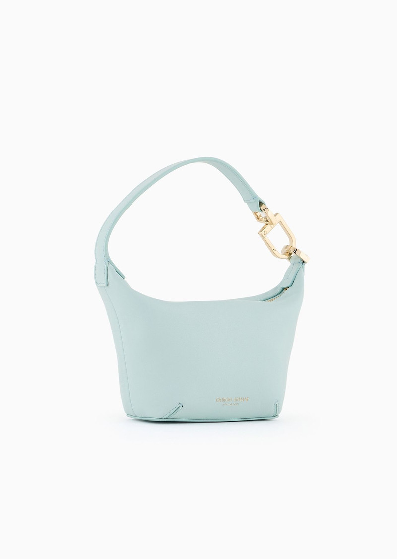 GIORGIO ARMANI Mini la Prima Soft nappa-leather handbag outlook