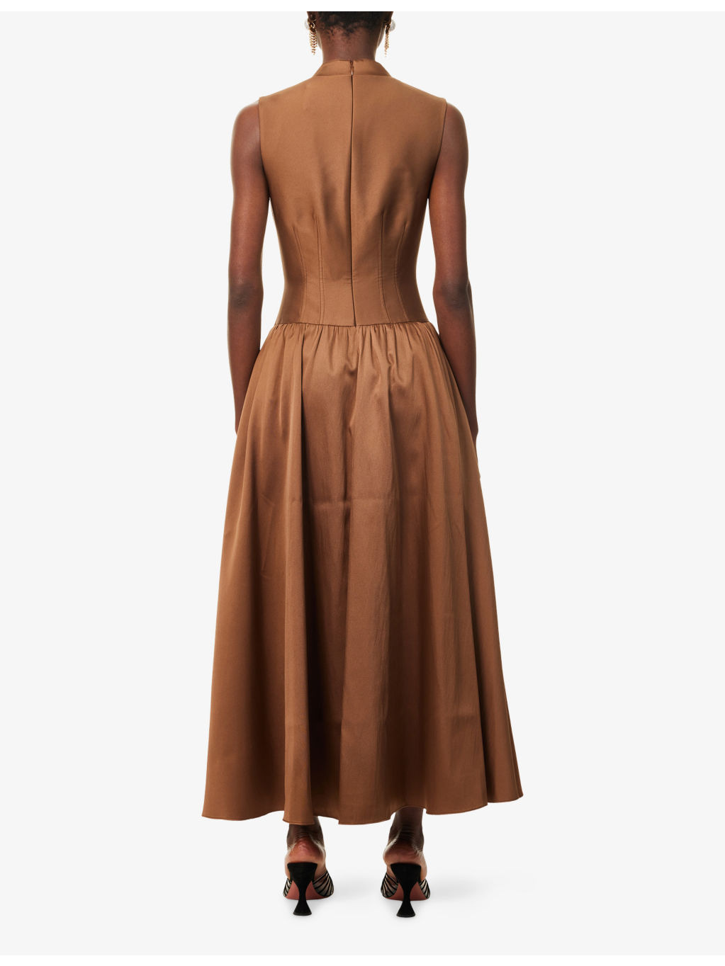 Ball Sleeveless Woven Maxi Dress - 4