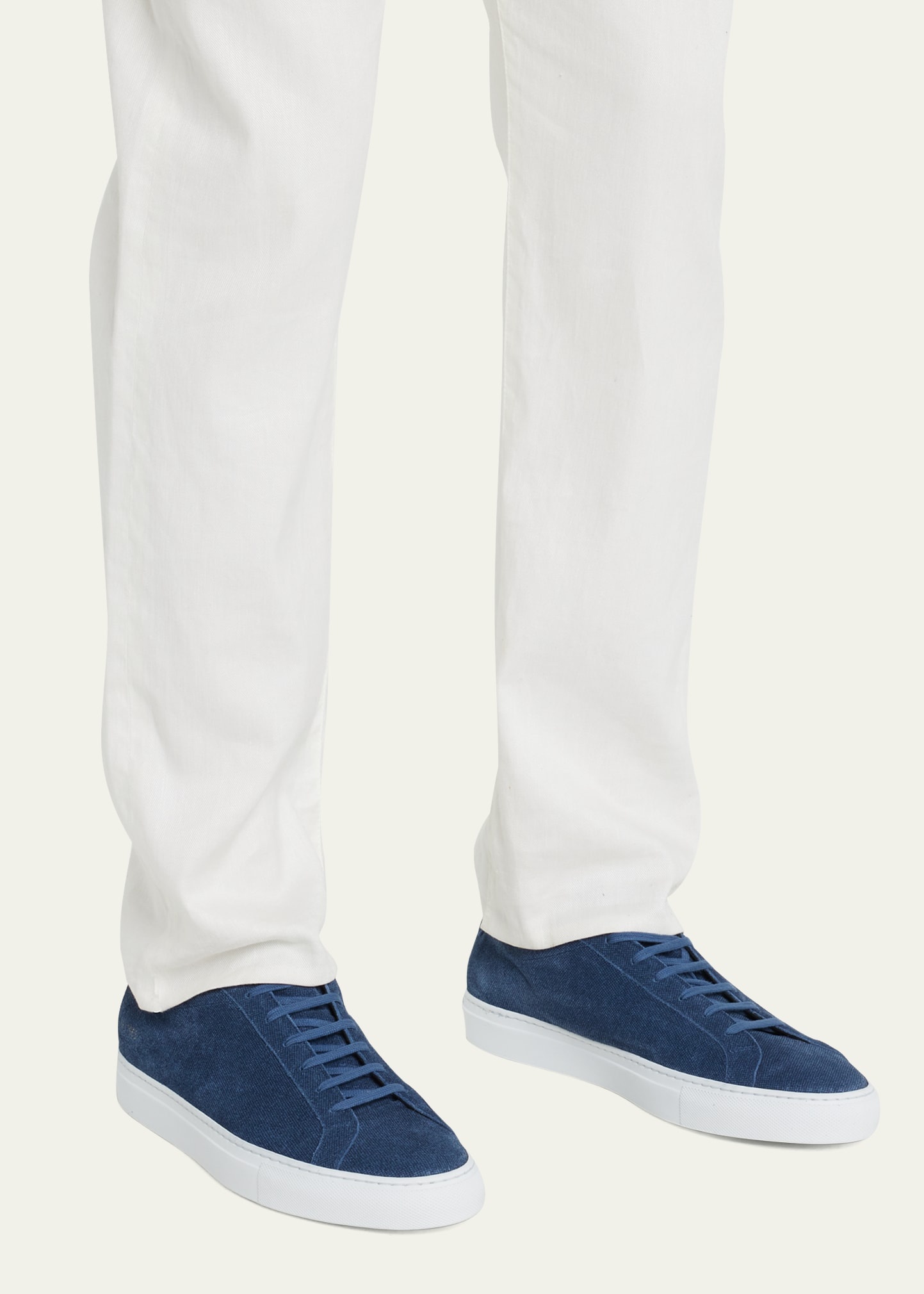 x B.shop Men’s Achilles Patterned Suede Low-Top Sneakers - 2