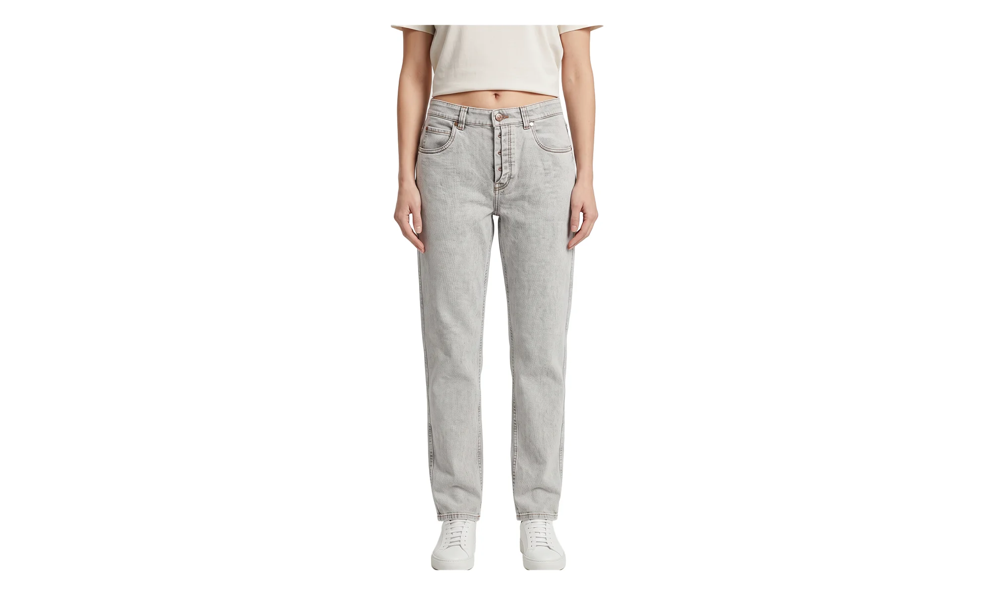 PANTS "STONE DENIM (LIGHT GREY)" MH186P5755_C8332 - 1