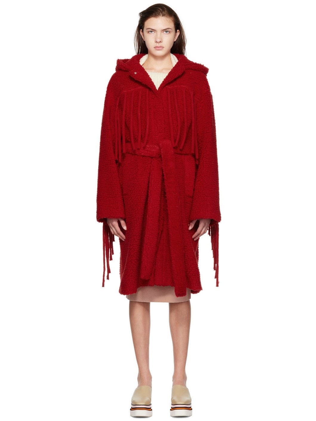 Red Teddy Coat - 1