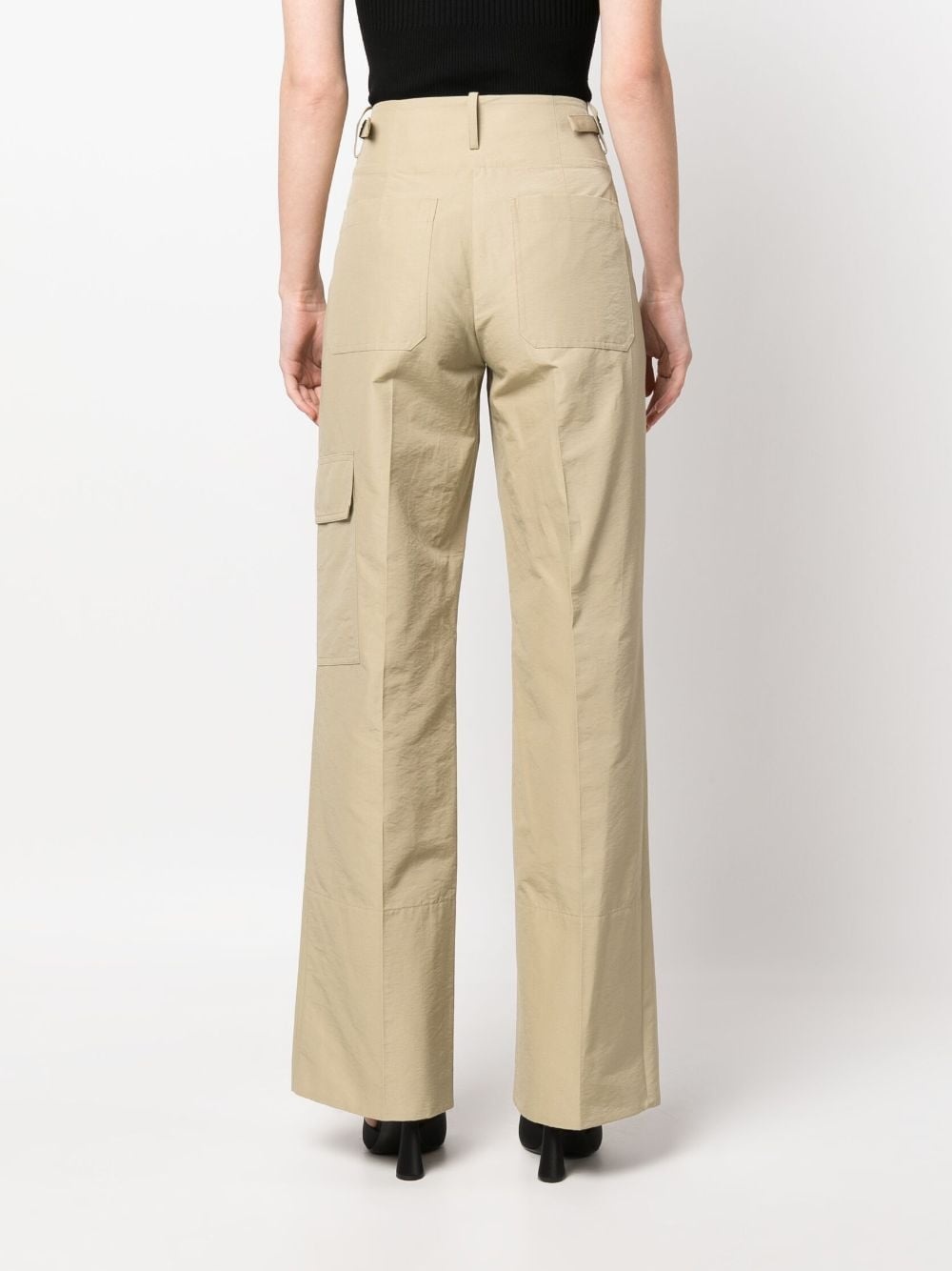 straight-leg utility trousers - 4