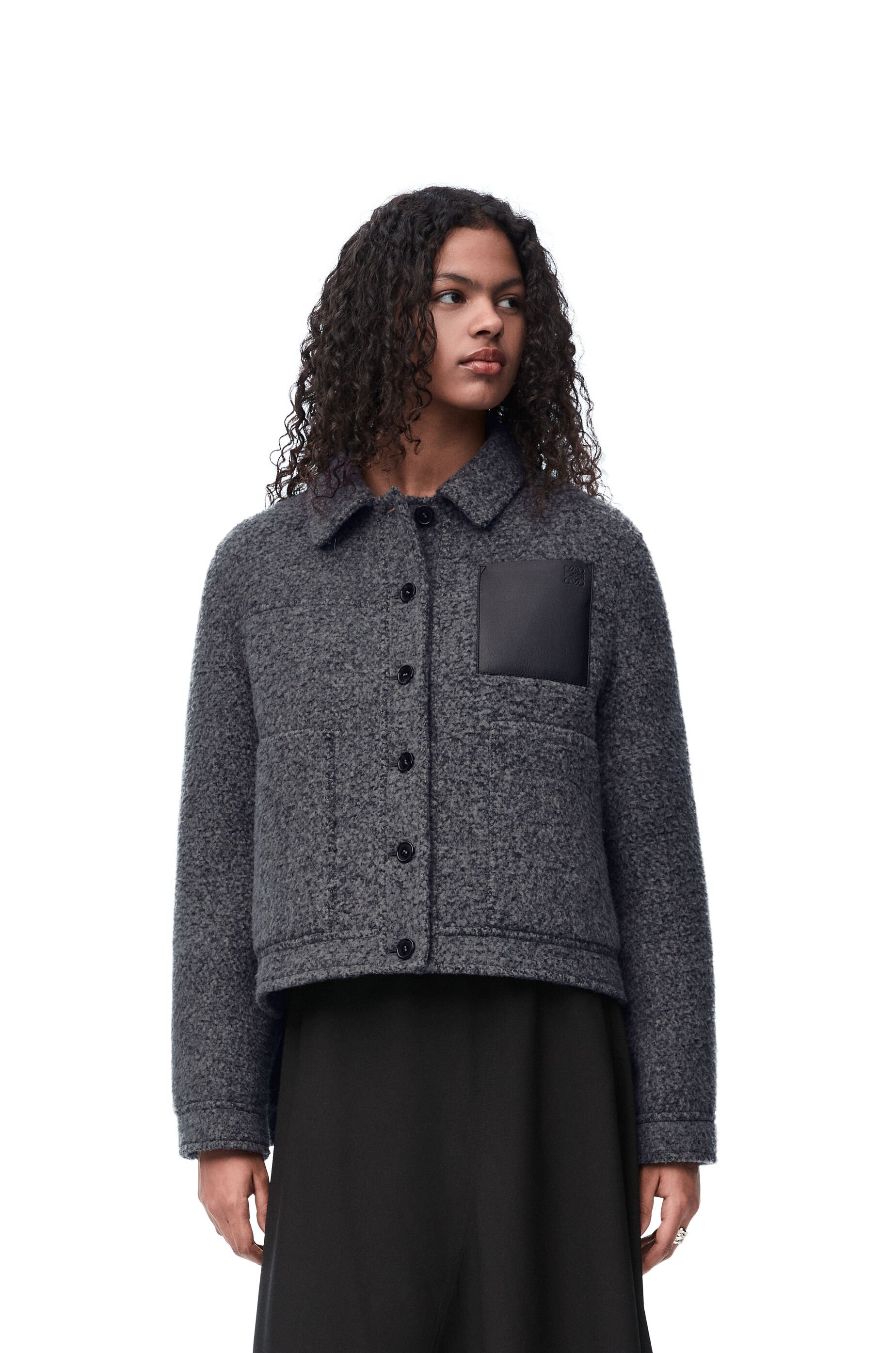 Workwear jacket in wool blend - 3