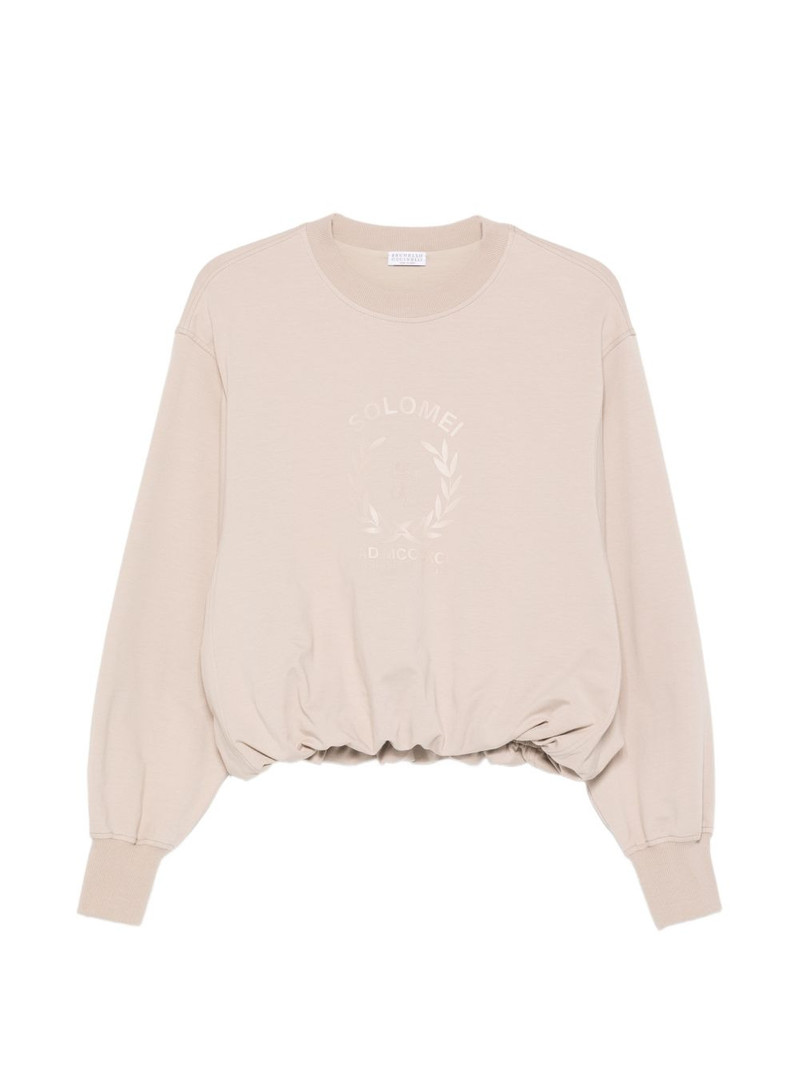 graphic crew-neck sweatshirt 1