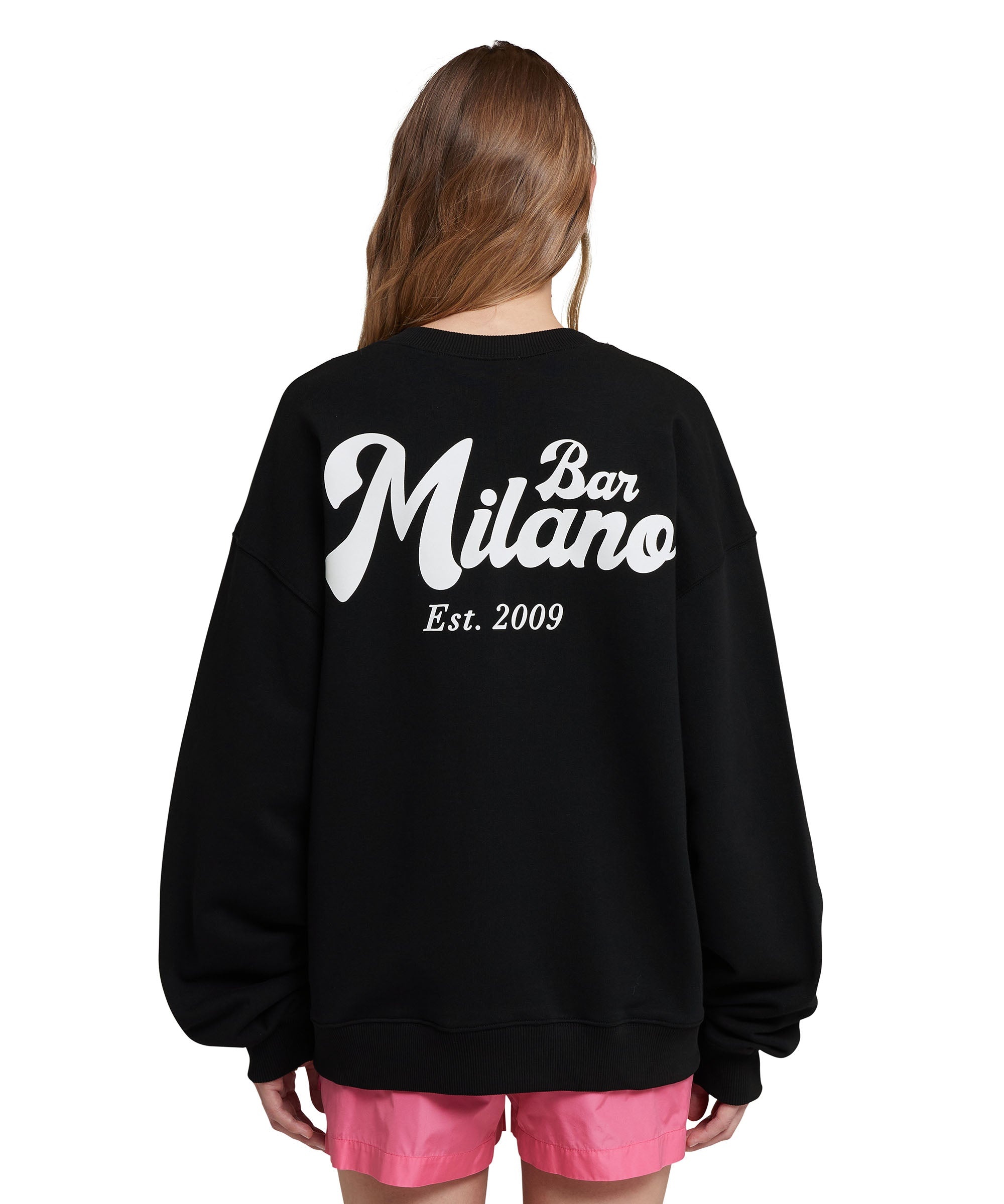 Sweatshirt with "bar Milano" graphic - 3