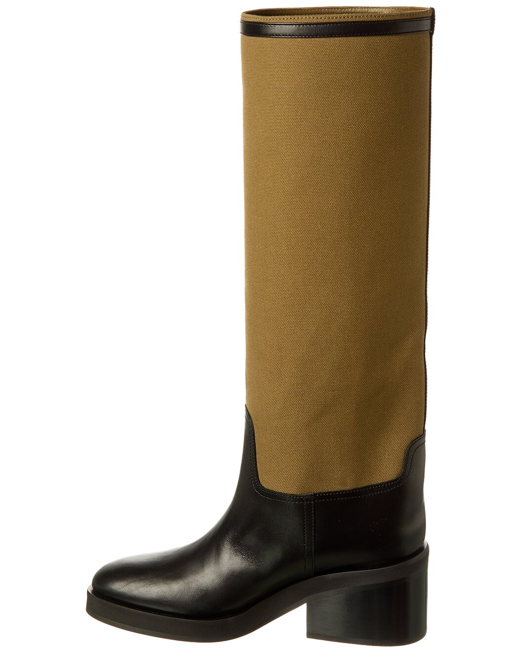 Jimmy Choo Yasmin 70 Canvas & Leather Knee-High Boot - 2