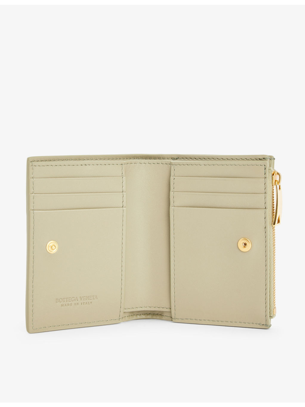 Intrecciato leather wallet - 4