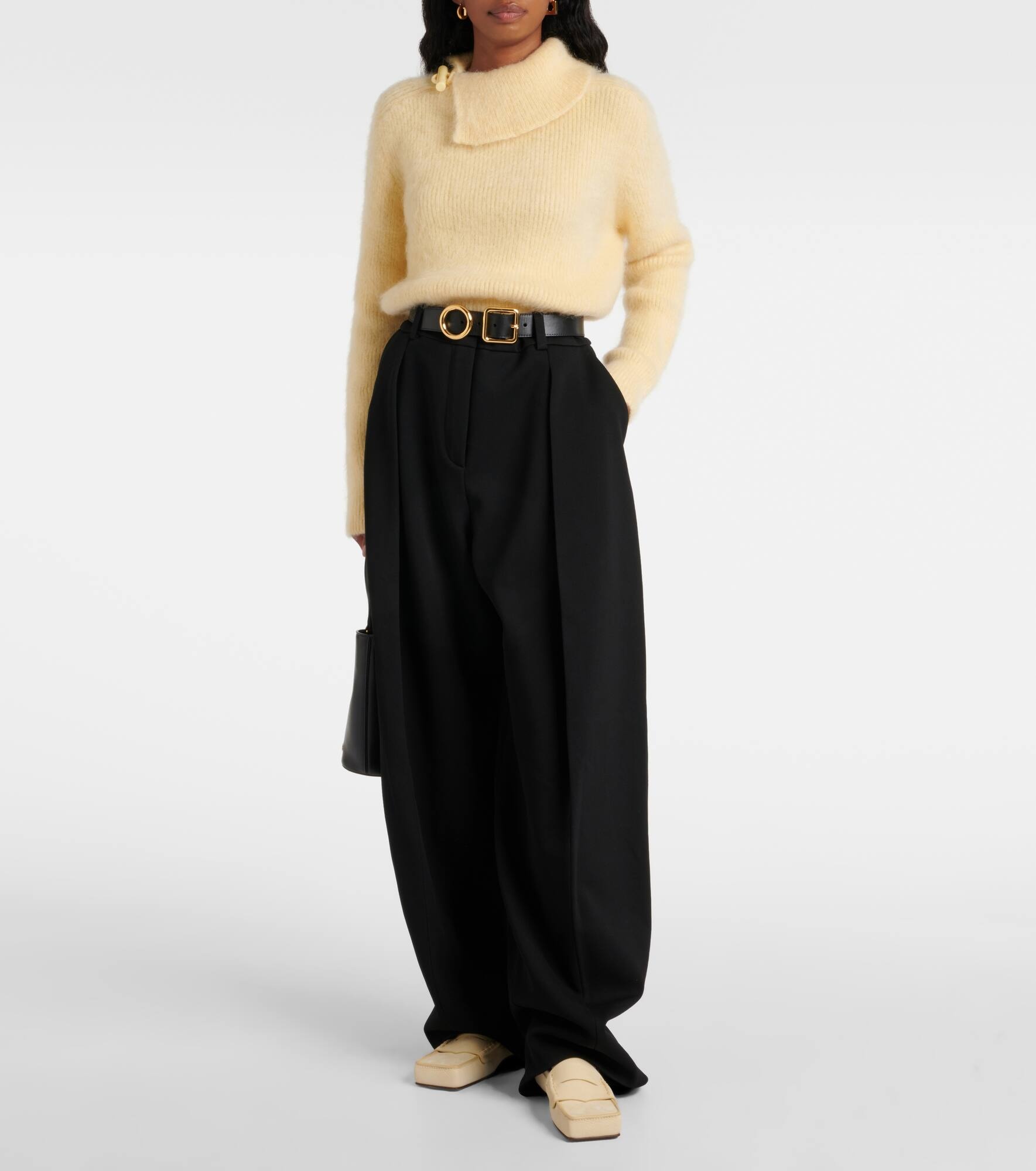 Les Mocassins Carré leather loafers - 3