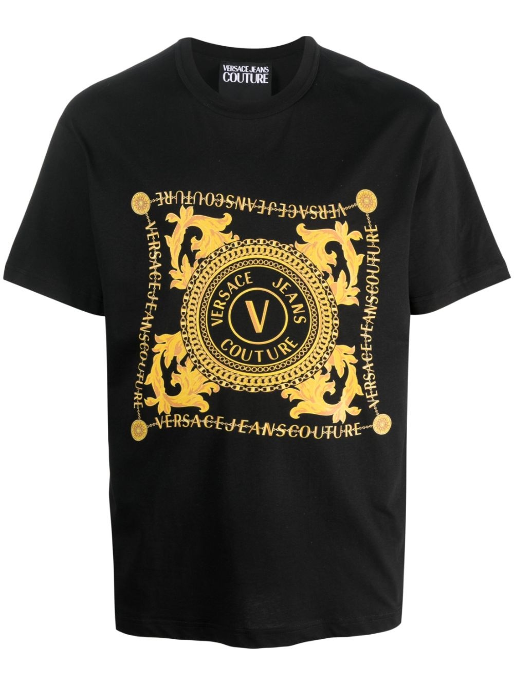 logo-print organic cotton T-shirt - 1