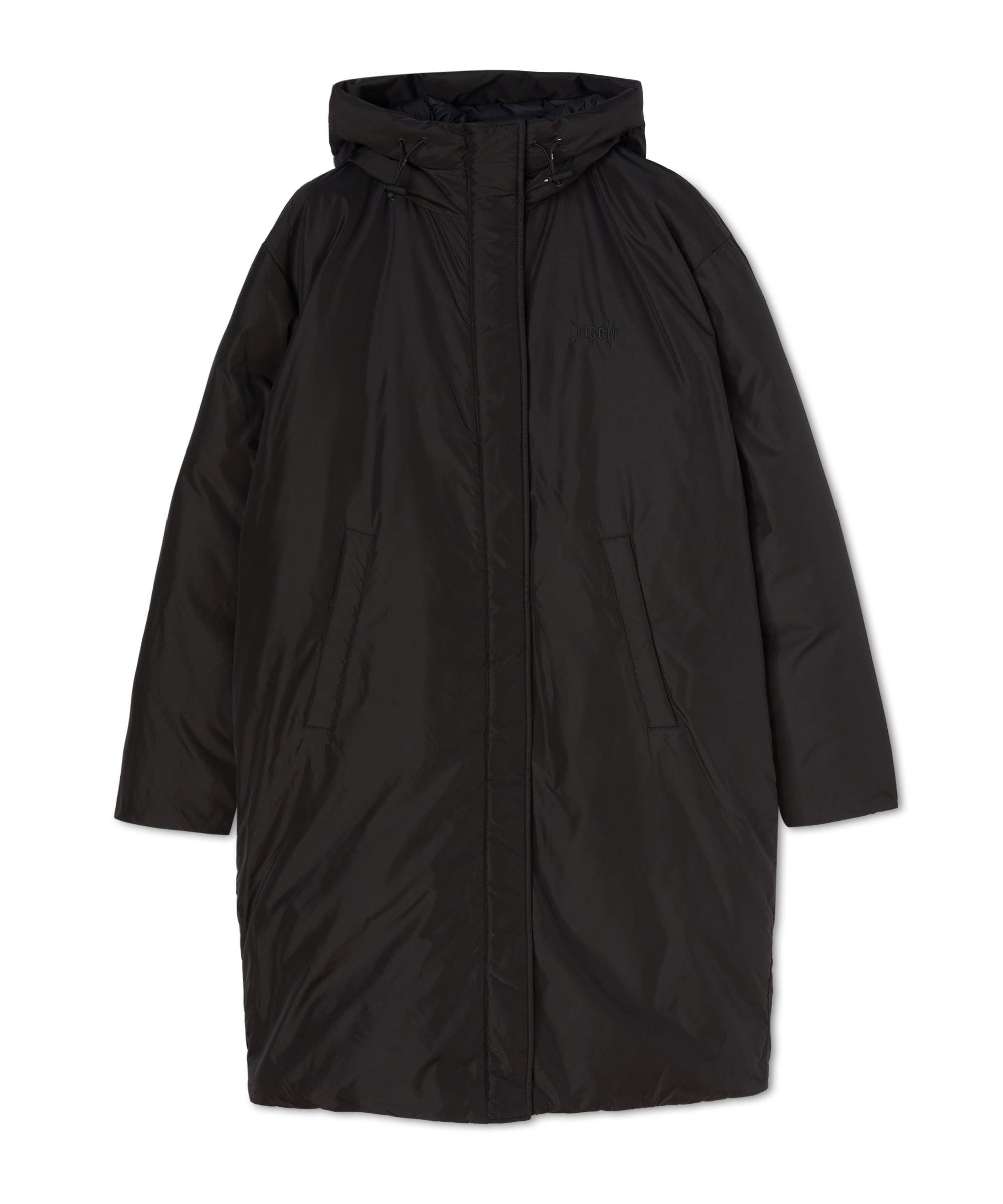"Ripstop Nylon" long down jacket - 1