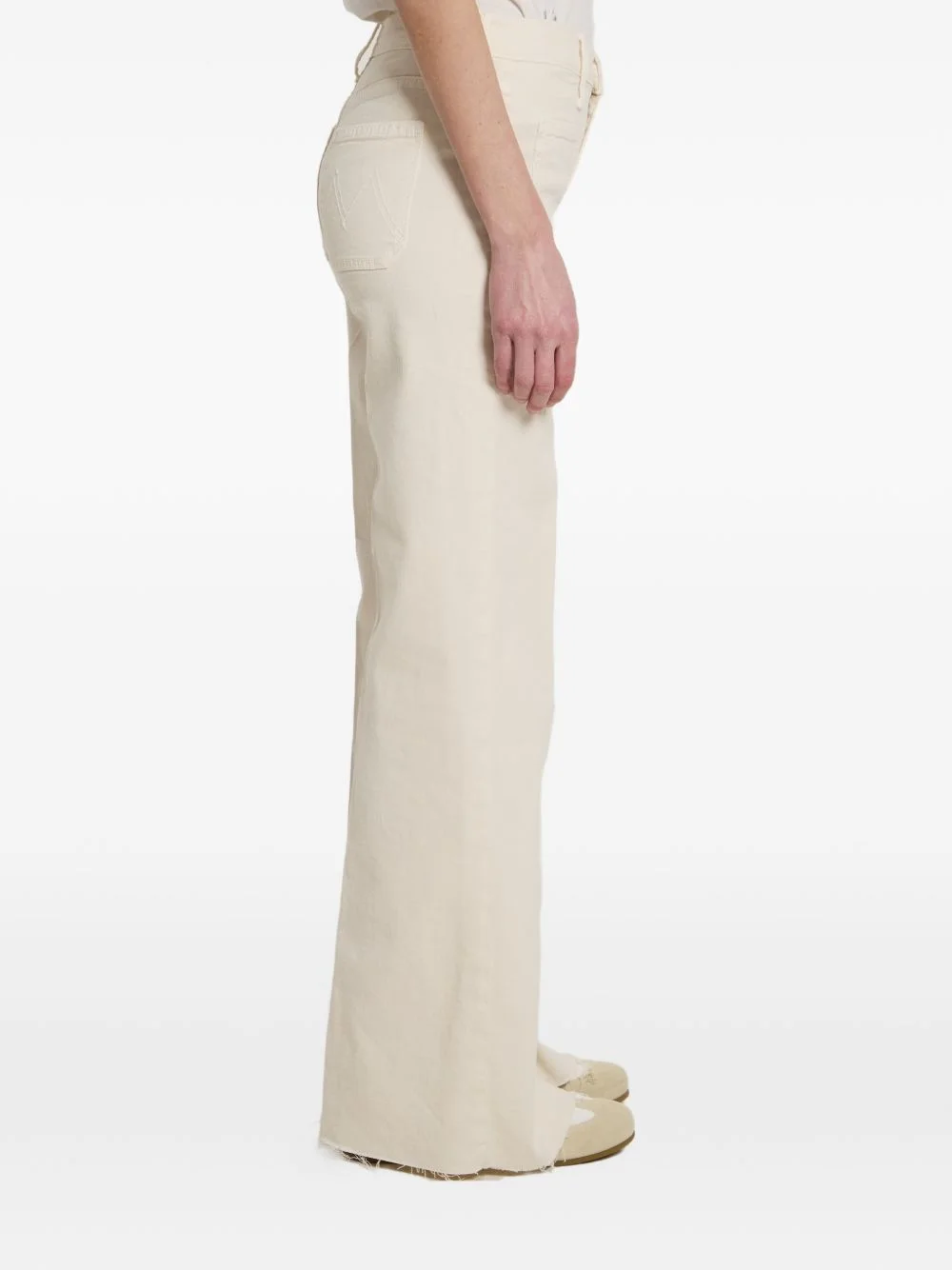 The Patch Pocket Twister Fray cotton jeans - 1