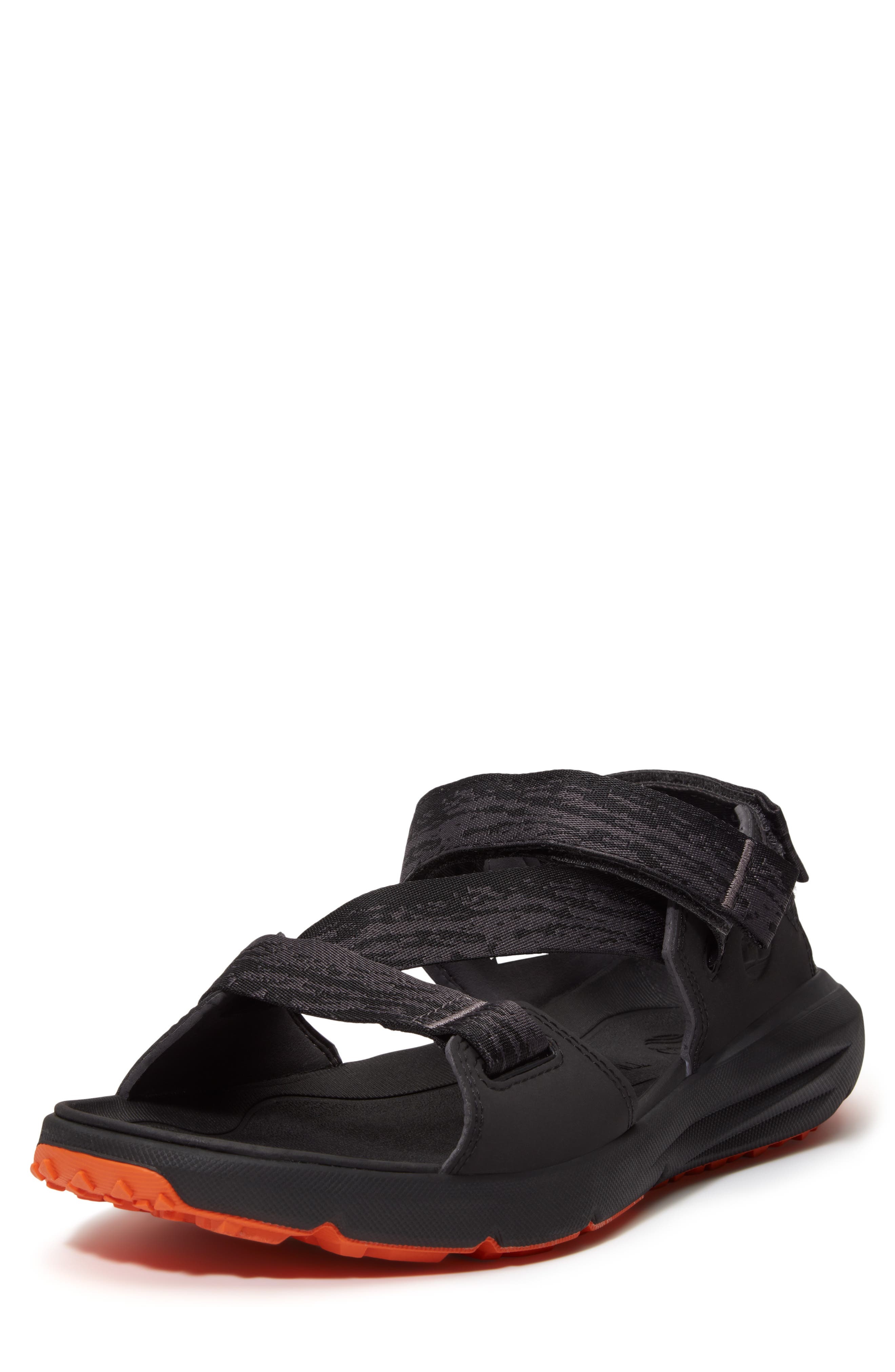 Timberland Motion Dune Sandal in Black Webbing at Nordstrom - 6