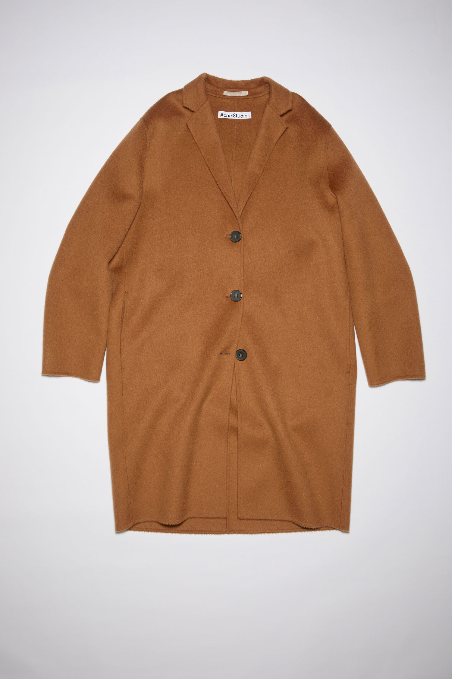 Single-breasted coat - Rust brown - 1