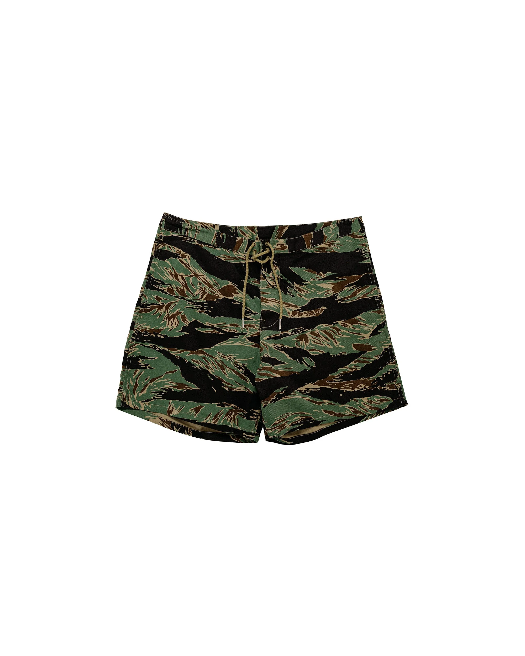 MP26004 Tiger Camouflage Swim Shorts / John Wayne Green - 1