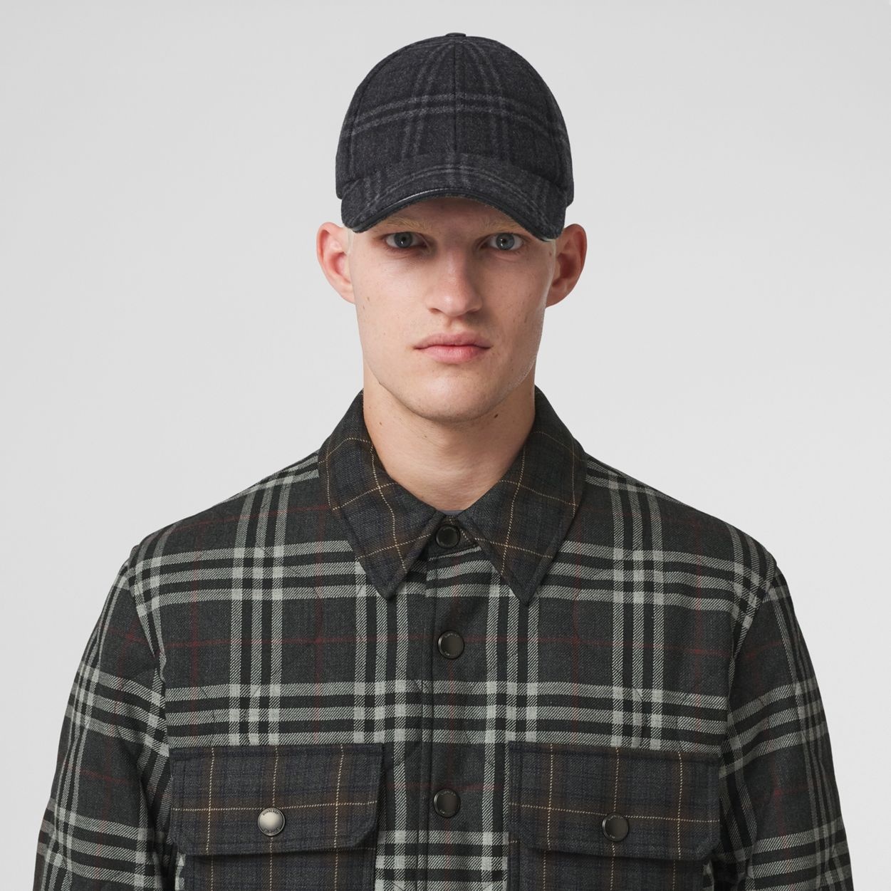 Reversible Check Wool Overshirt - 5