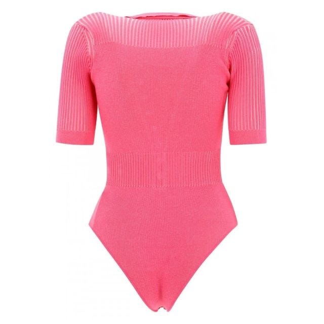 Le Yauco pink bodysuit with short sleeves - 2